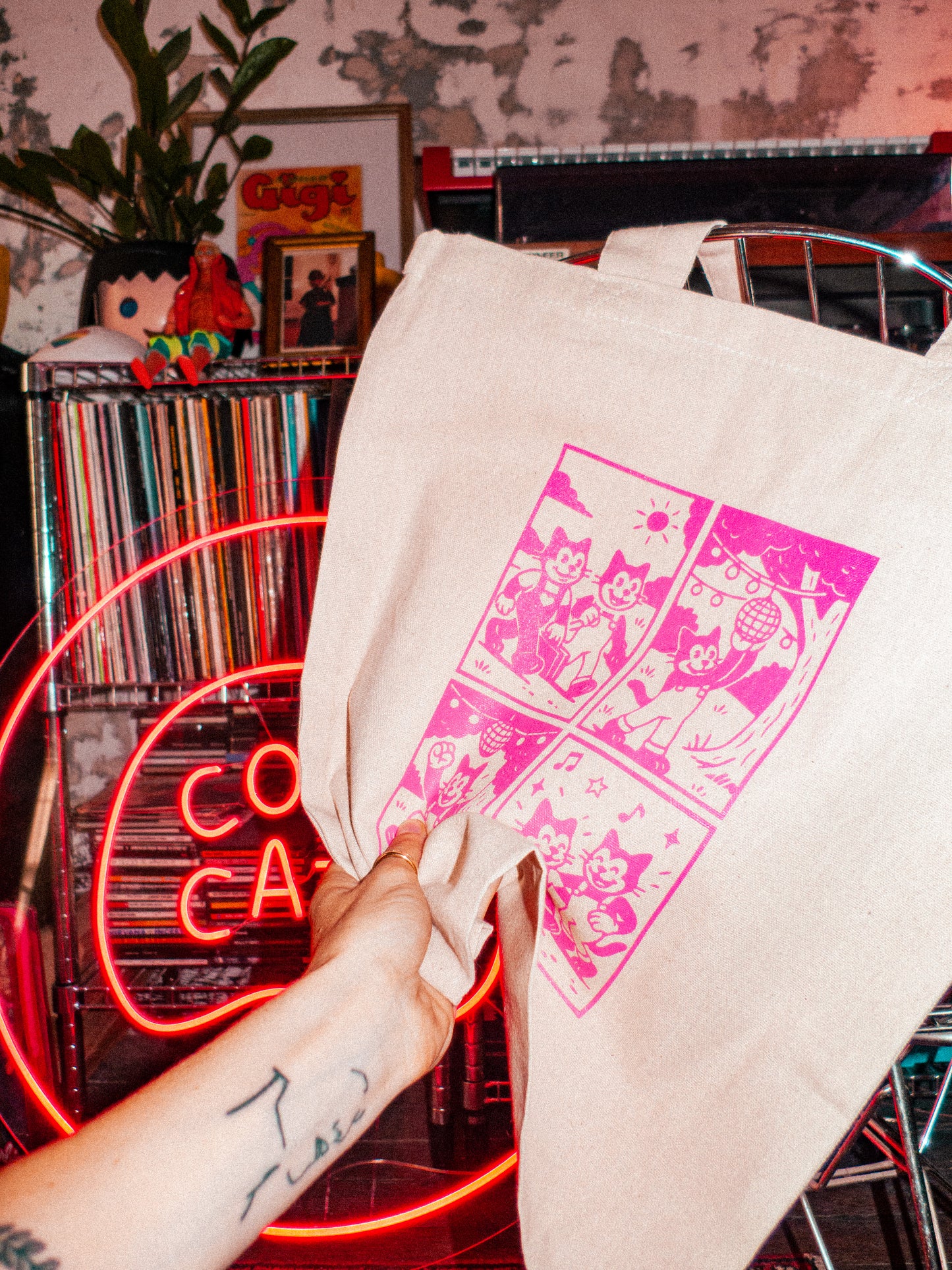 Tote bag Cool Cats - Édition limitée